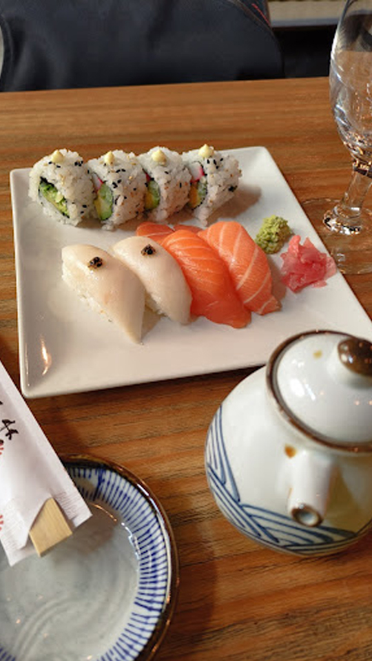 sashimi de salmón